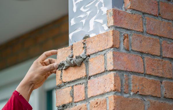 Brick Pillar Repair in Saratoga Springs