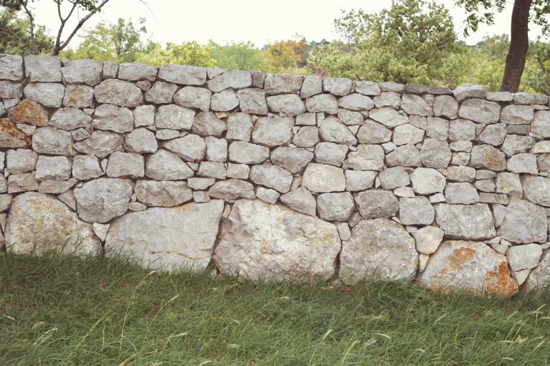 Stone Wall Installation